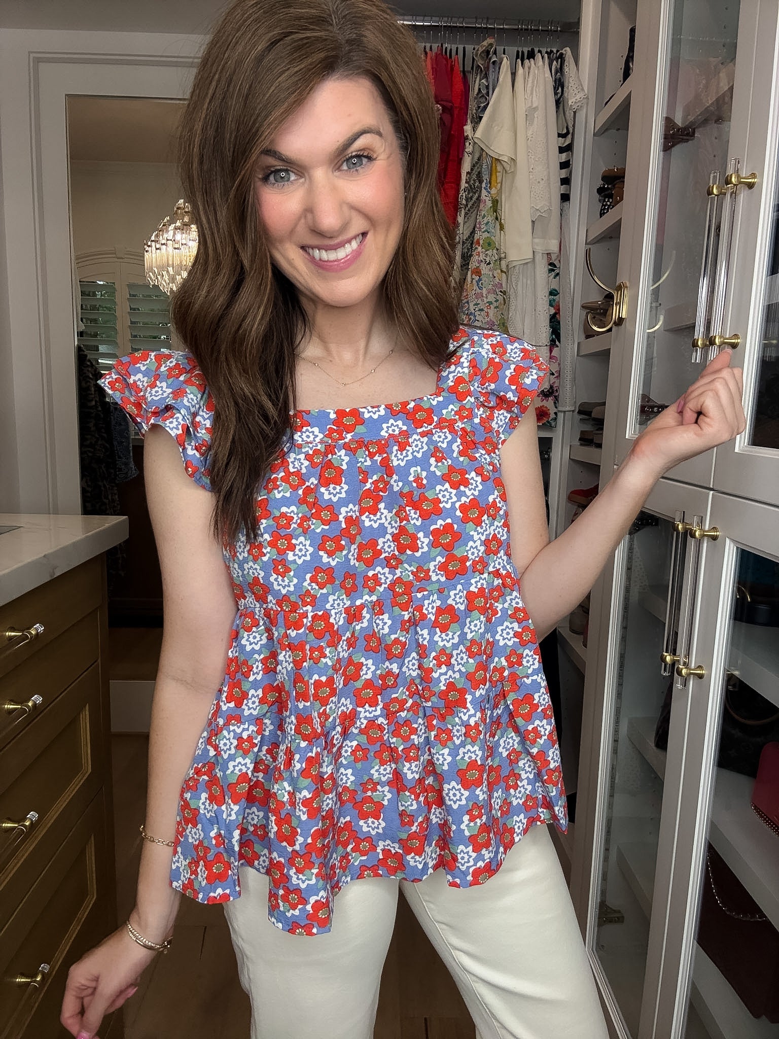 Firecracker Floral Top