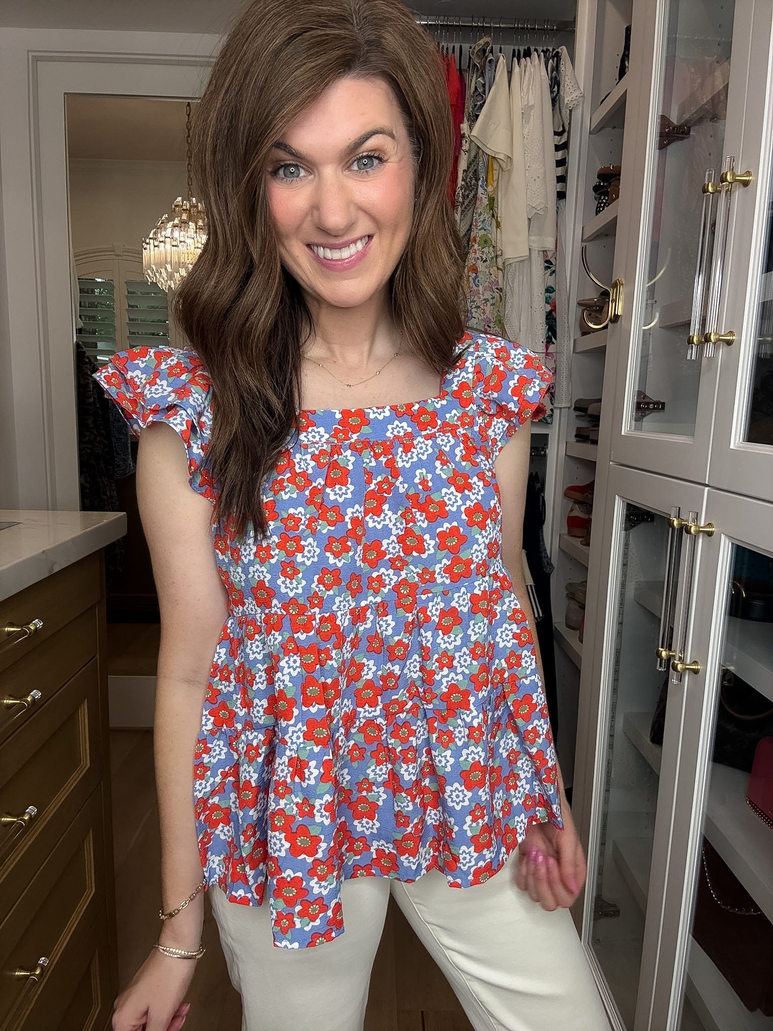 Firecracker Floral Top