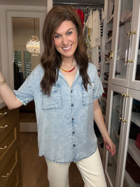 Easy Tide Tencel Button Down