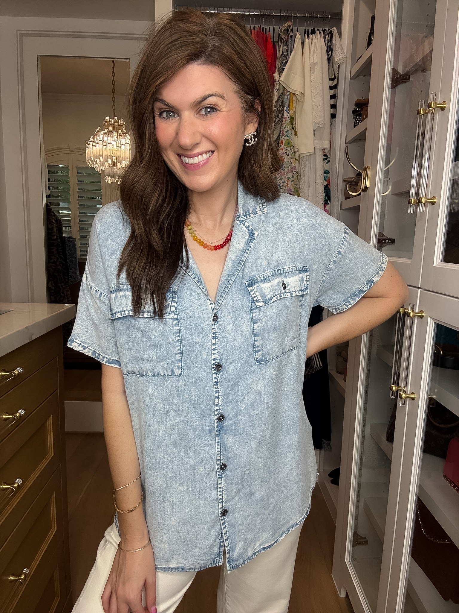 Easy Tide Tencel Button Down