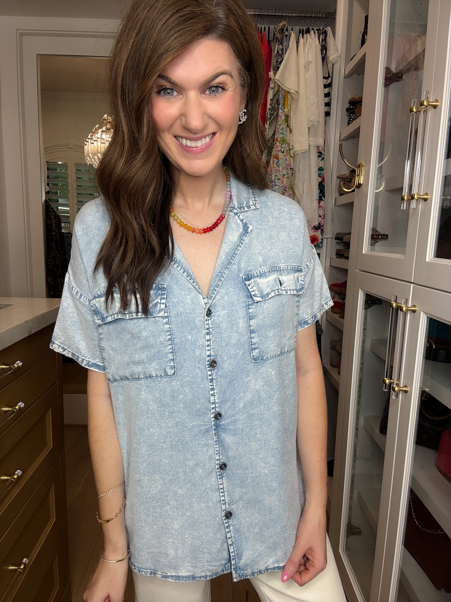 Easy Tide Tencel Button Down