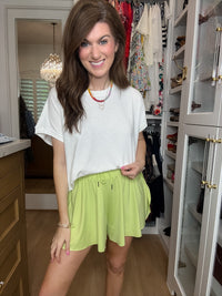 Weekend Sprint Shorts in Lime