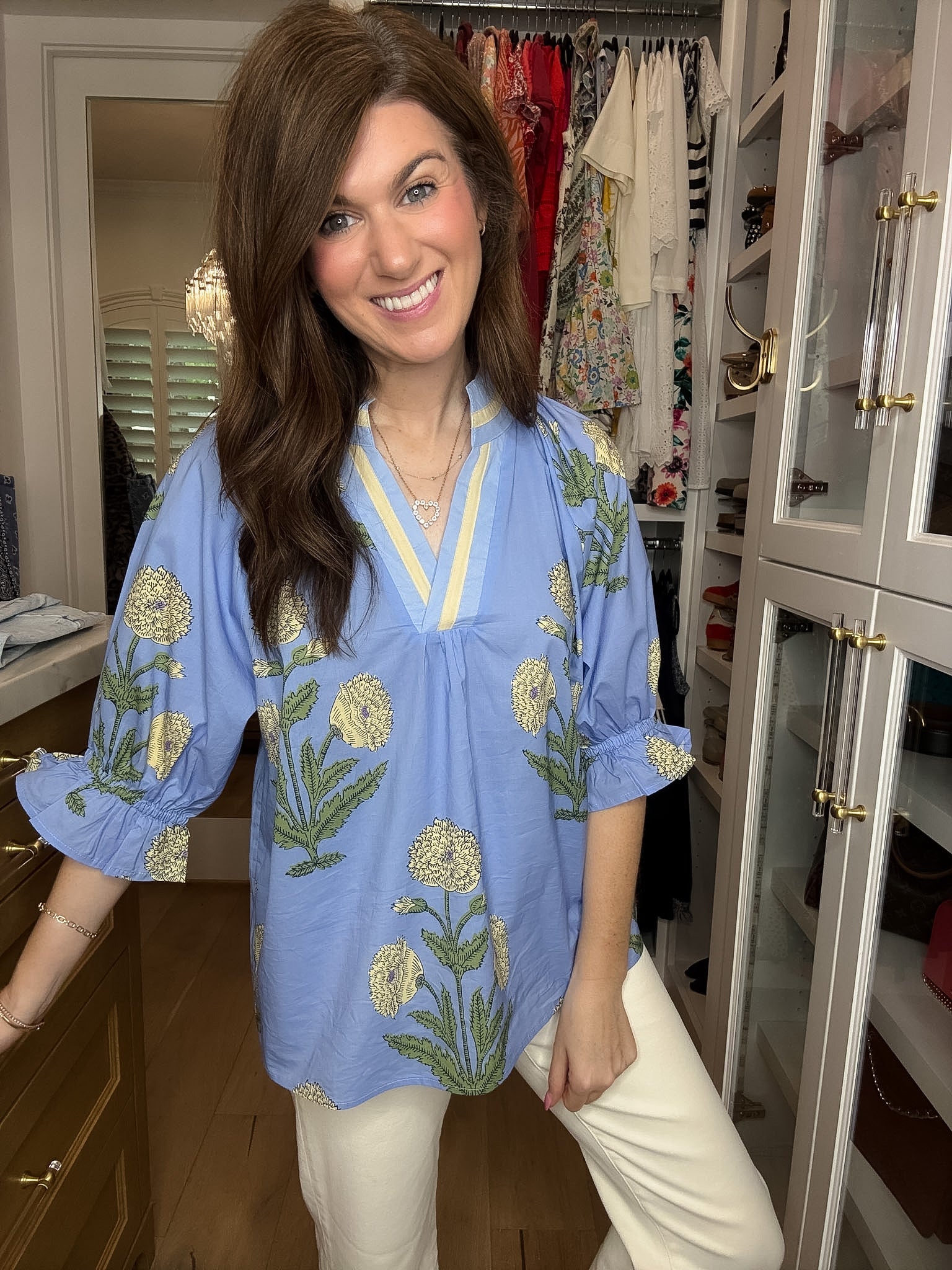 Fresh Pick Top in Periwinkle