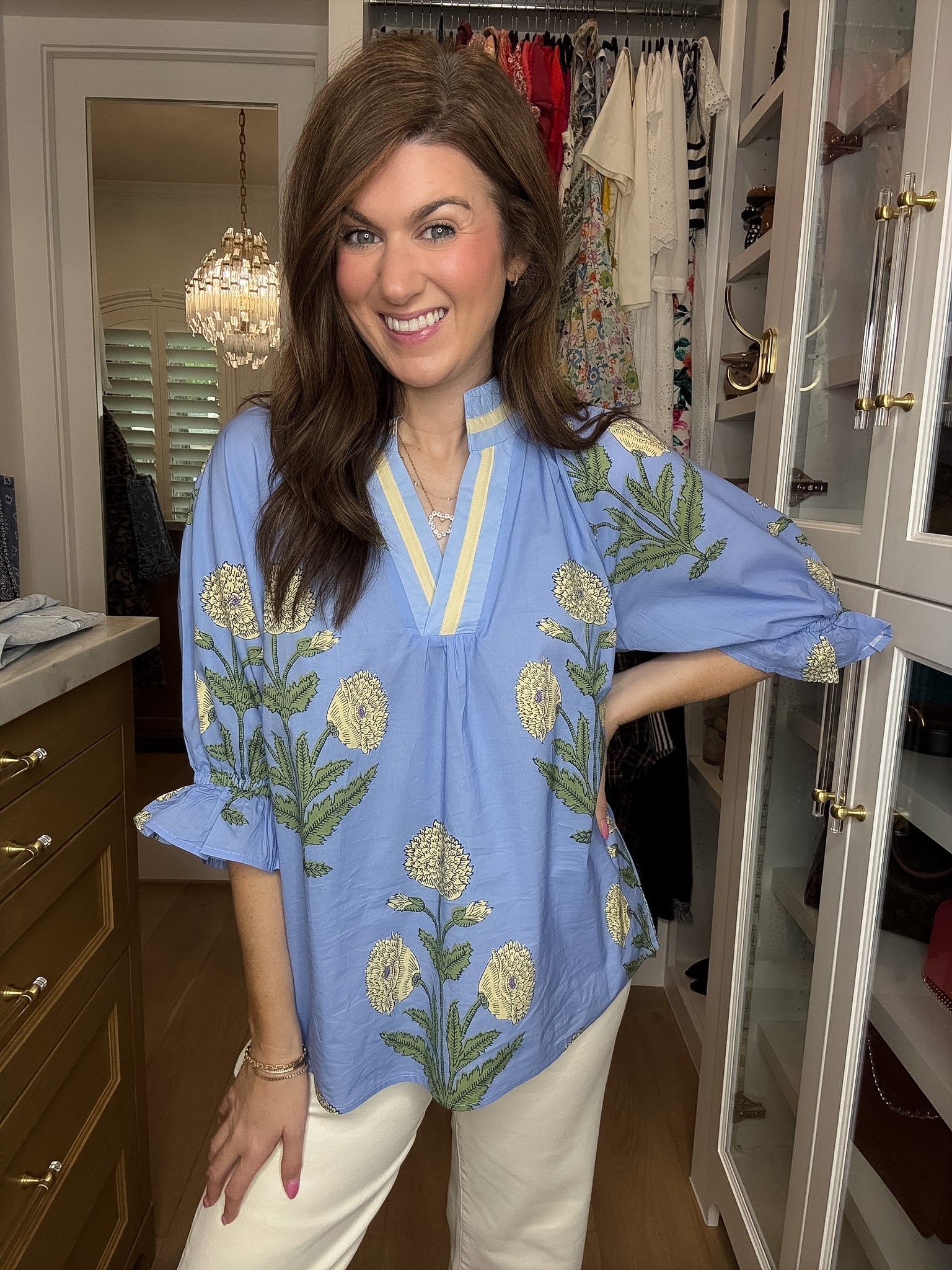 Fresh Pick Top in Periwinkle