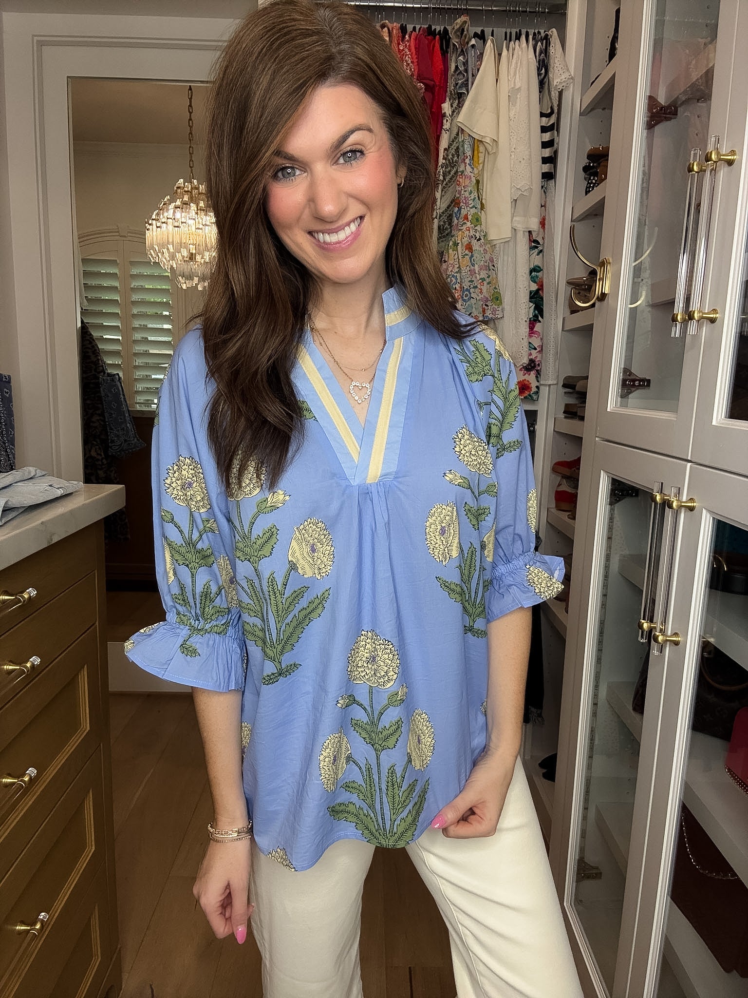 Fresh Pick Top in Periwinkle