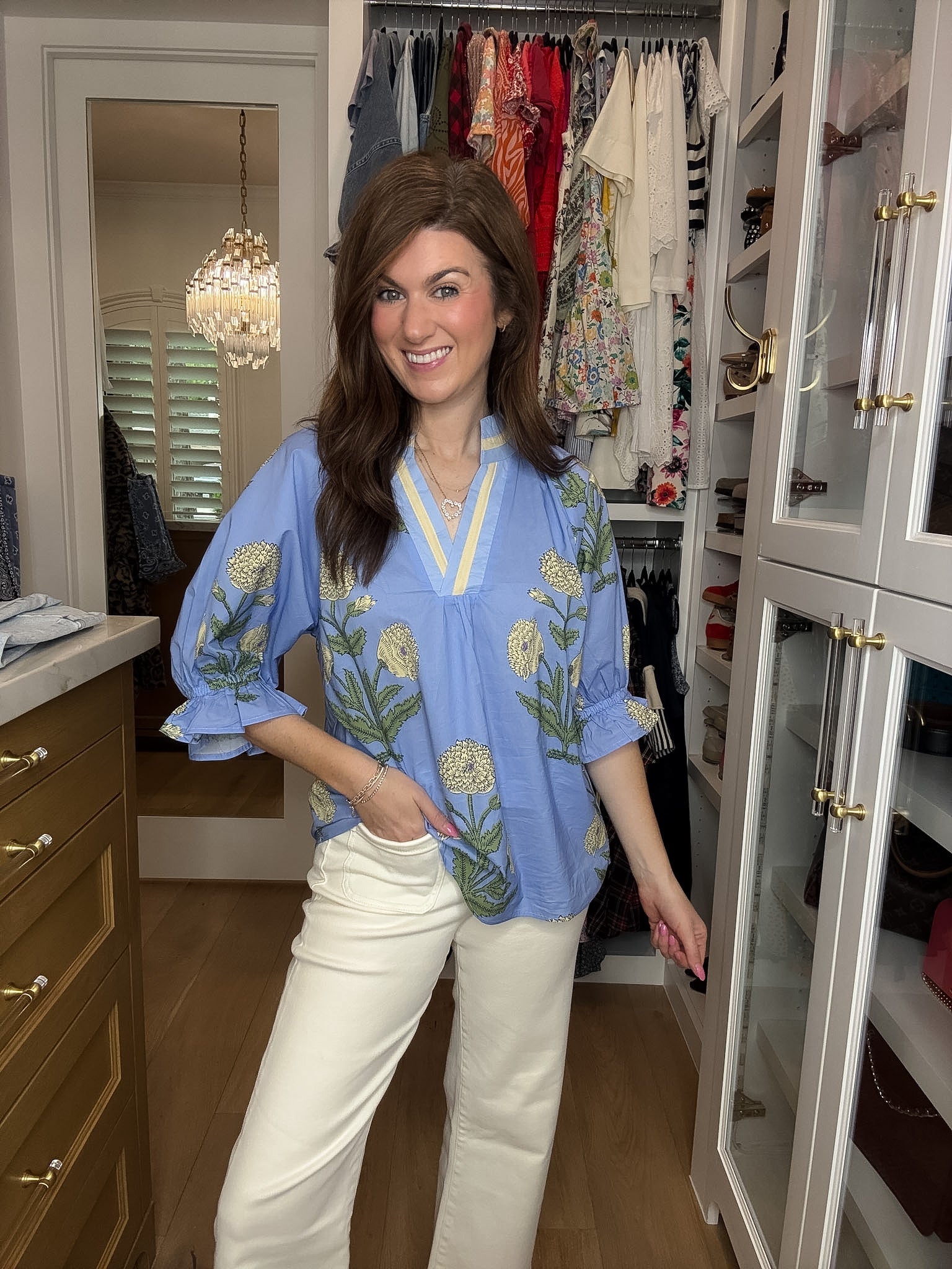 Fresh Pick Top in Periwinkle