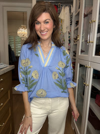 Fresh Pick Top in Periwinkle