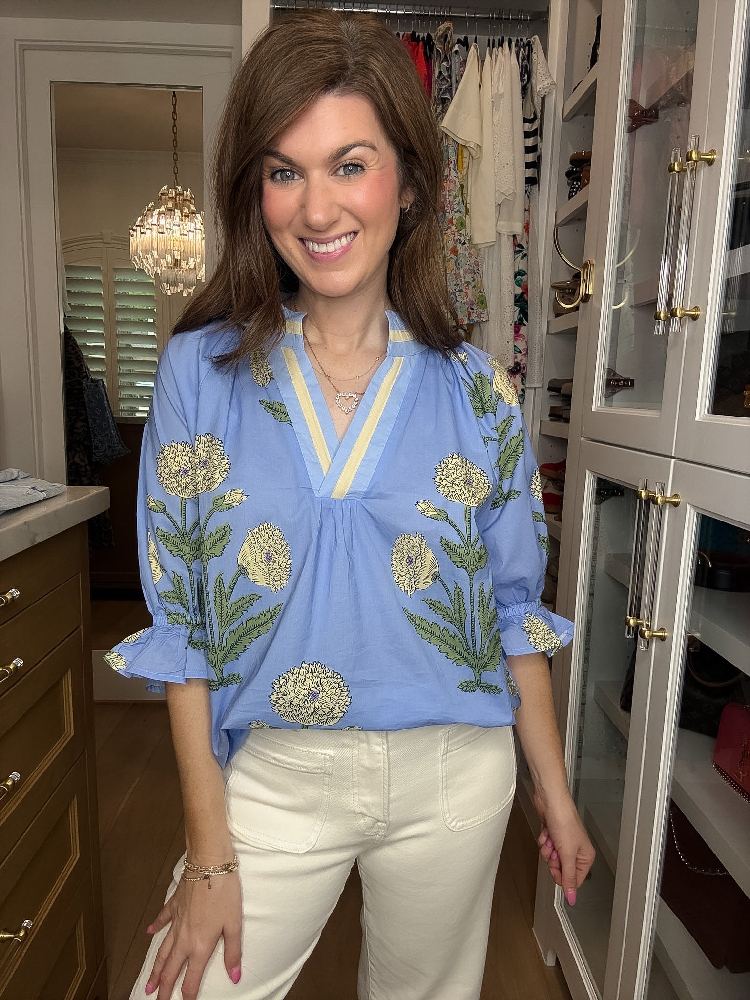 Fresh Pick Top in Periwinkle