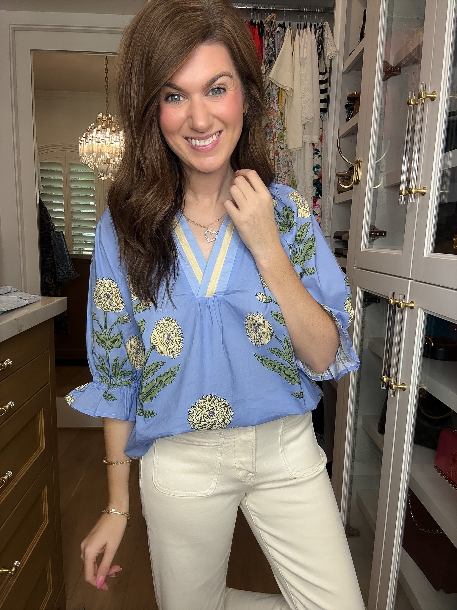 Fresh Pick Top in Periwinkle