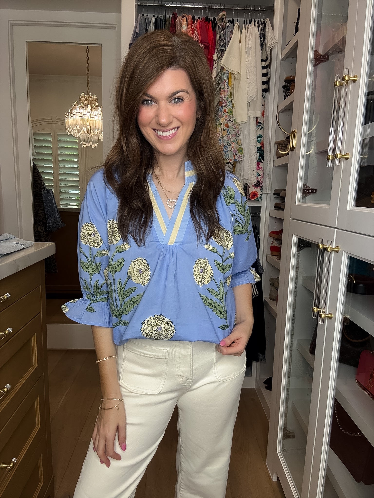 Fresh Pick Top in Periwinkle