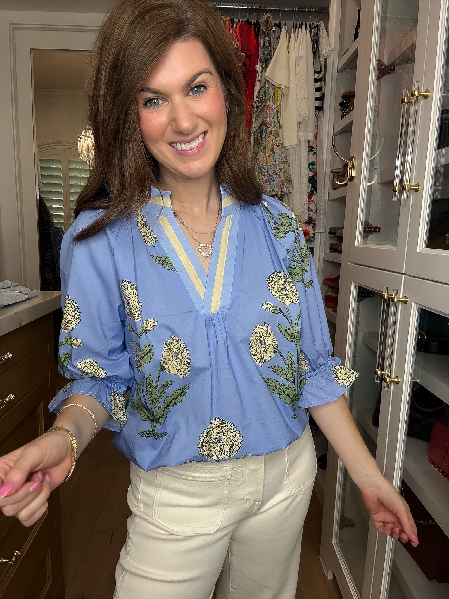 Fresh Pick Top in Periwinkle