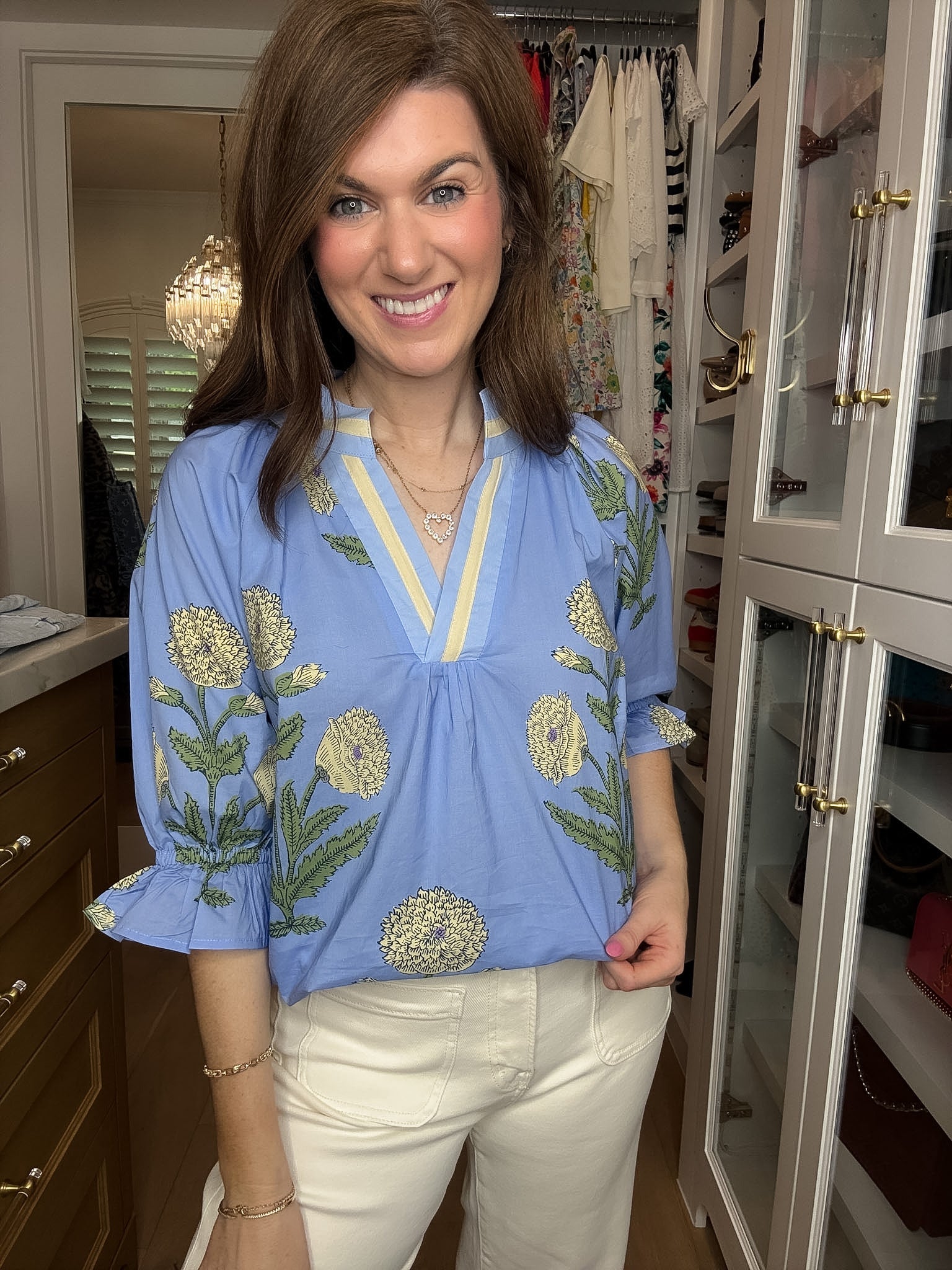 Fresh Pick Top in Periwinkle
