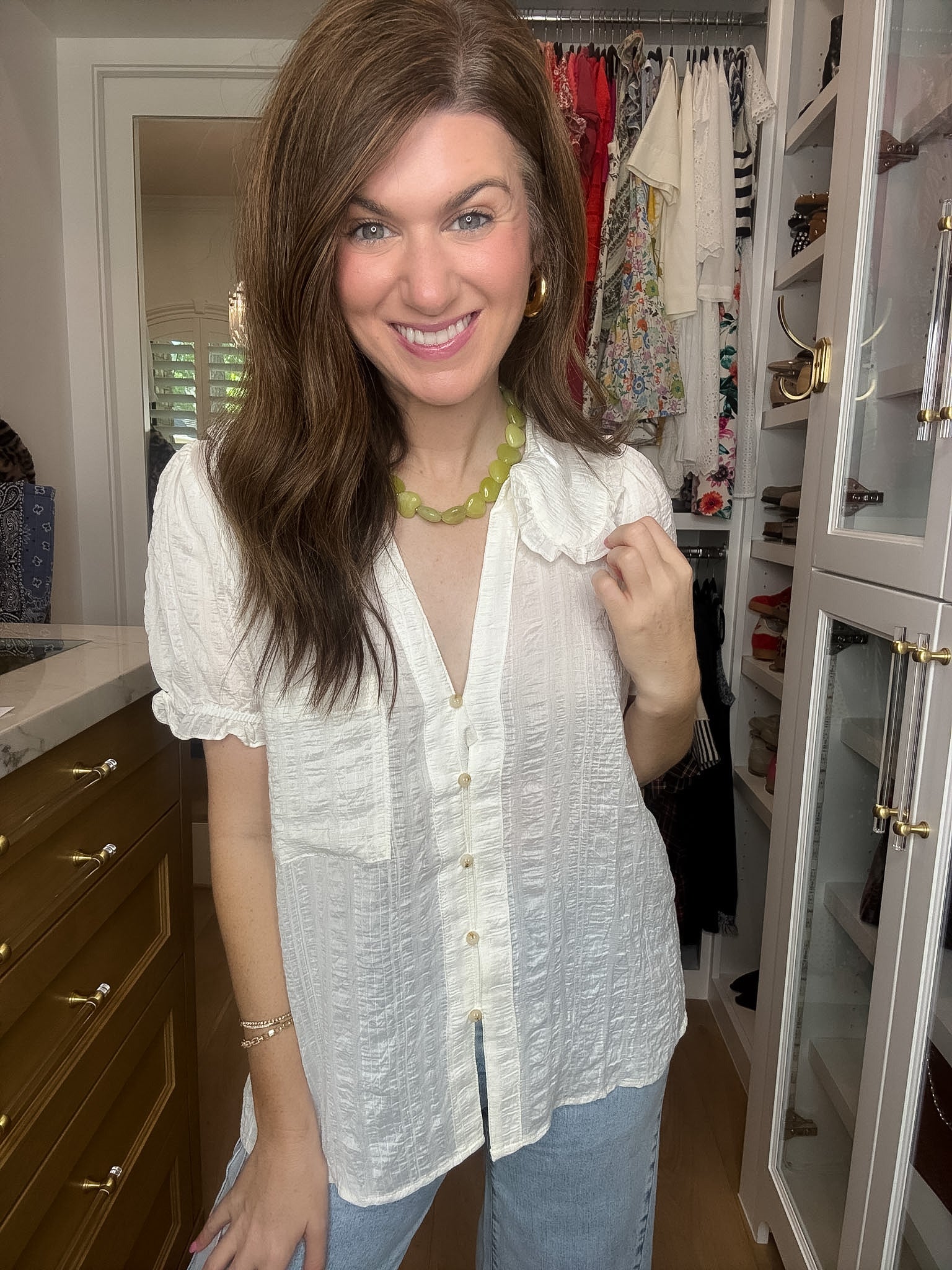 Princeton Top in Off White