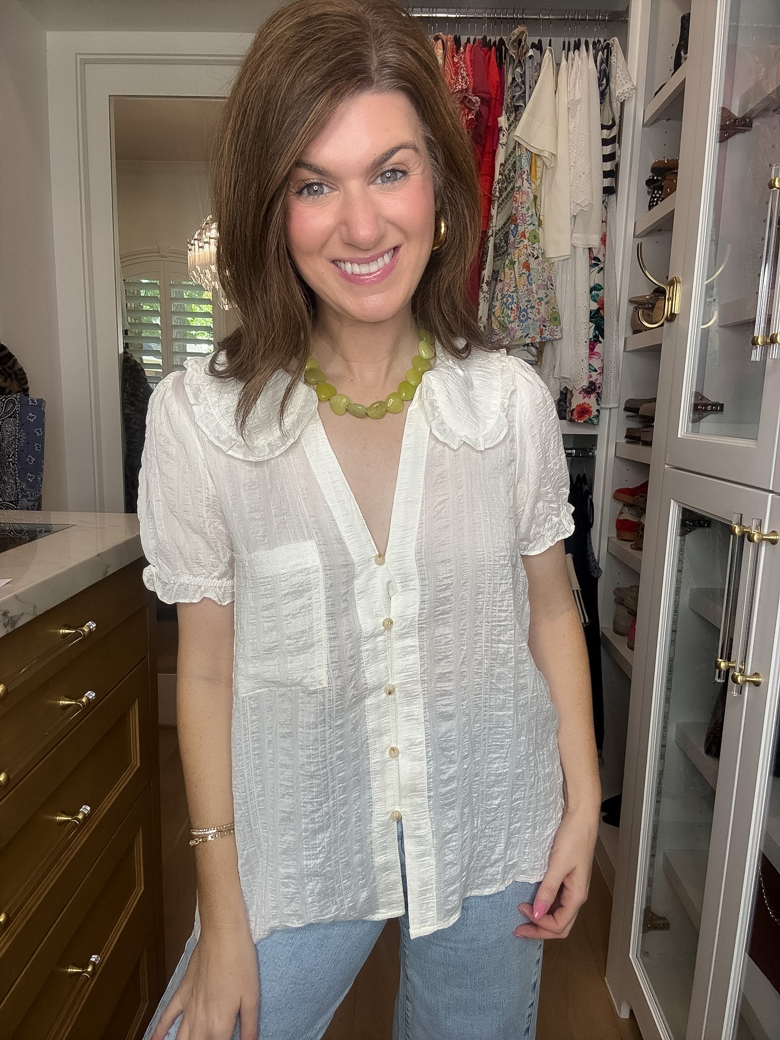 Princeton Top in Off White