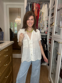 Princeton Top in Off White