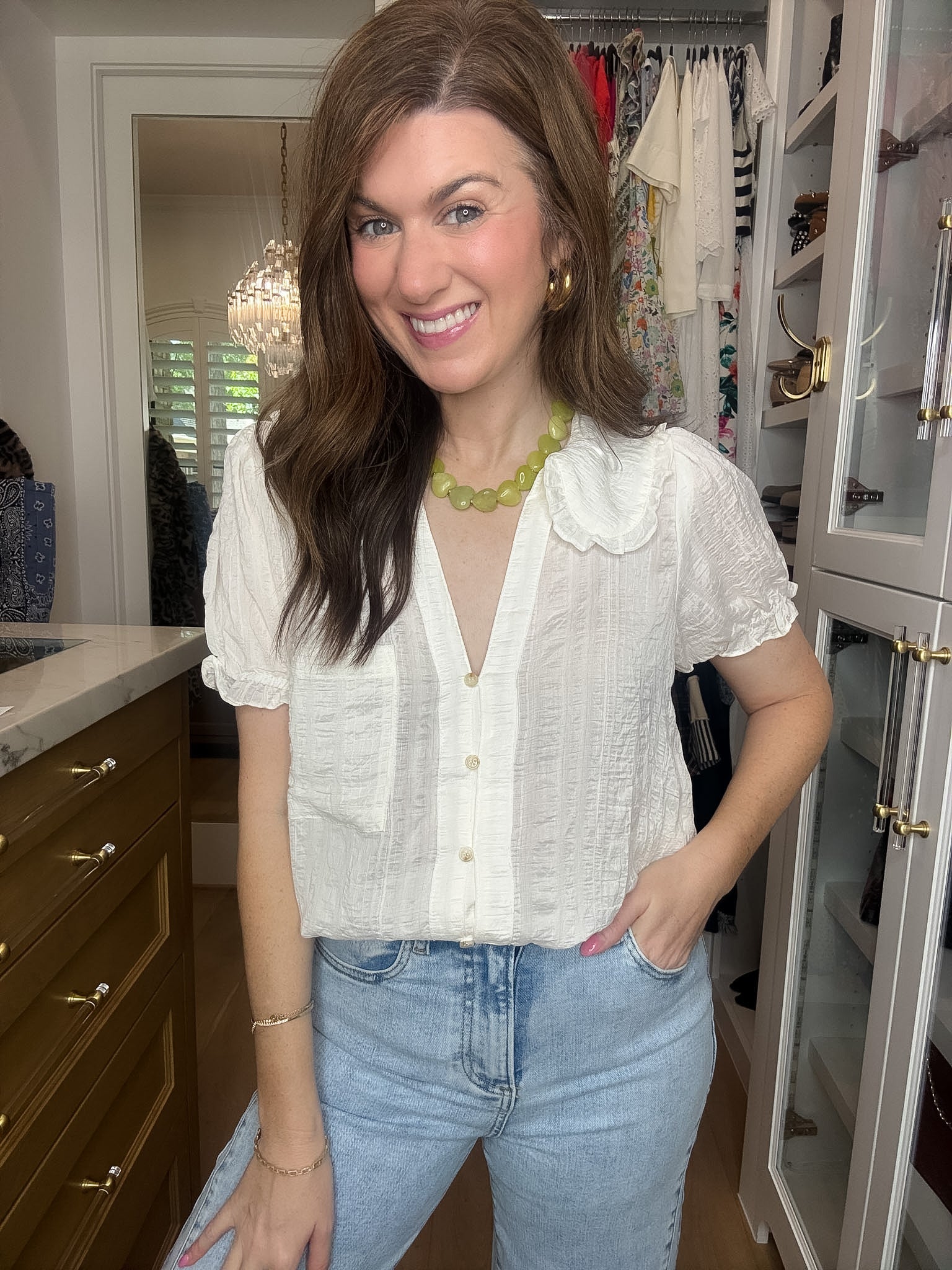 Princeton Top in Off White