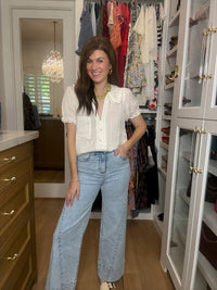 Princeton Top in Off White