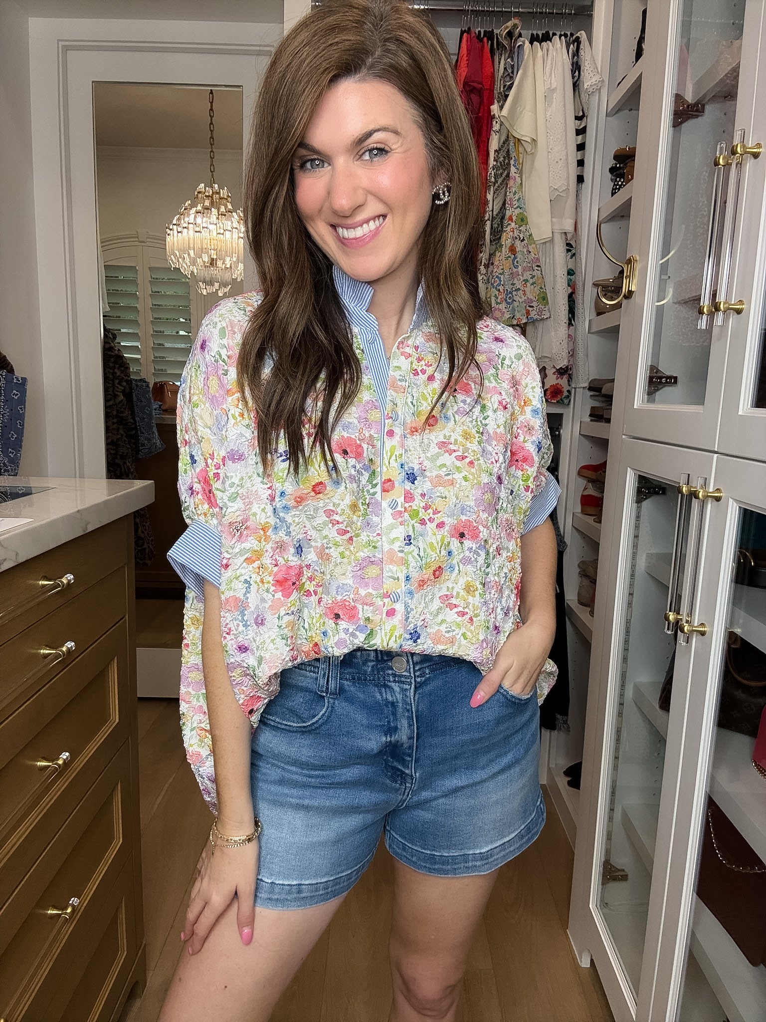 Floral Reverie Jacquard Button Down