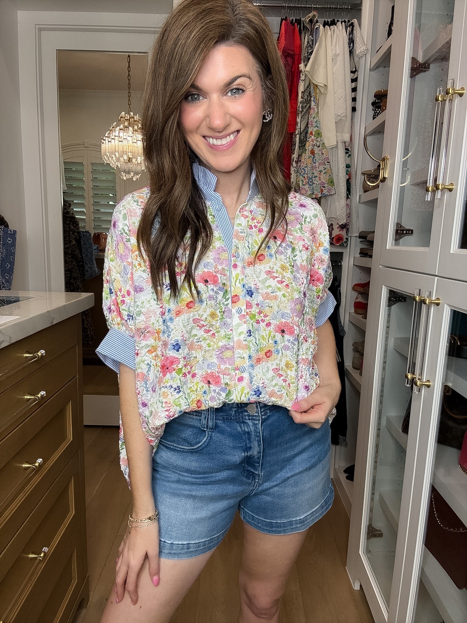 Floral Reverie Jacquard Button Down