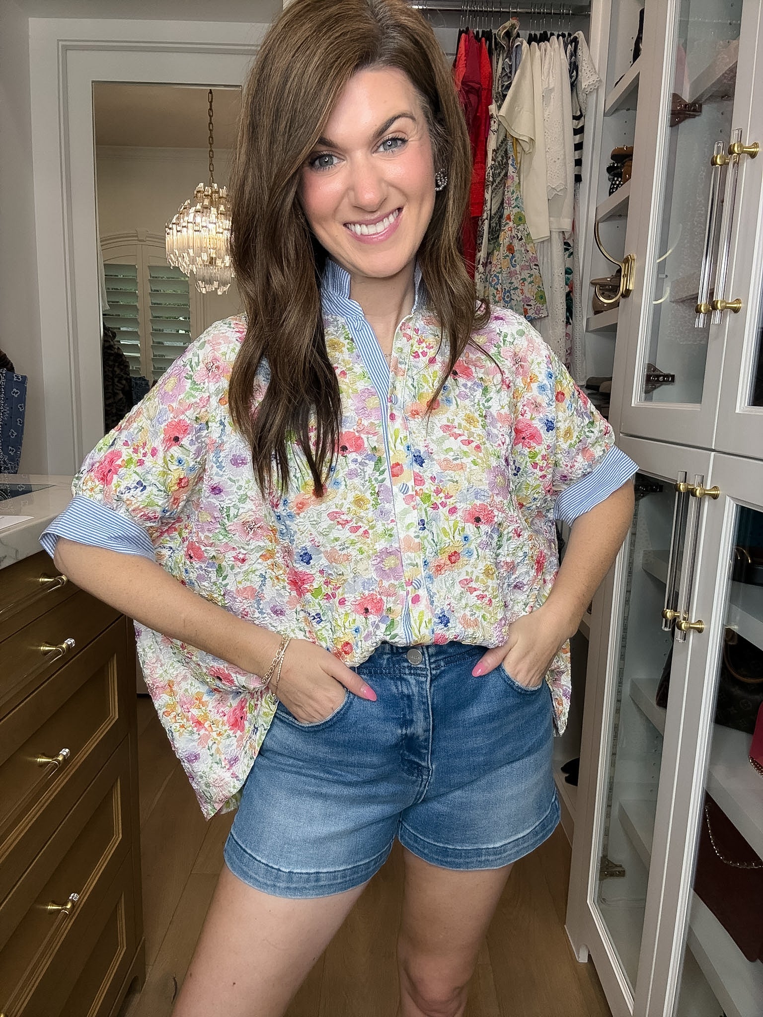 Floral Reverie Jacquard Button Down