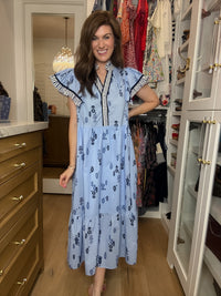 Shoreline Charm Midi Dress