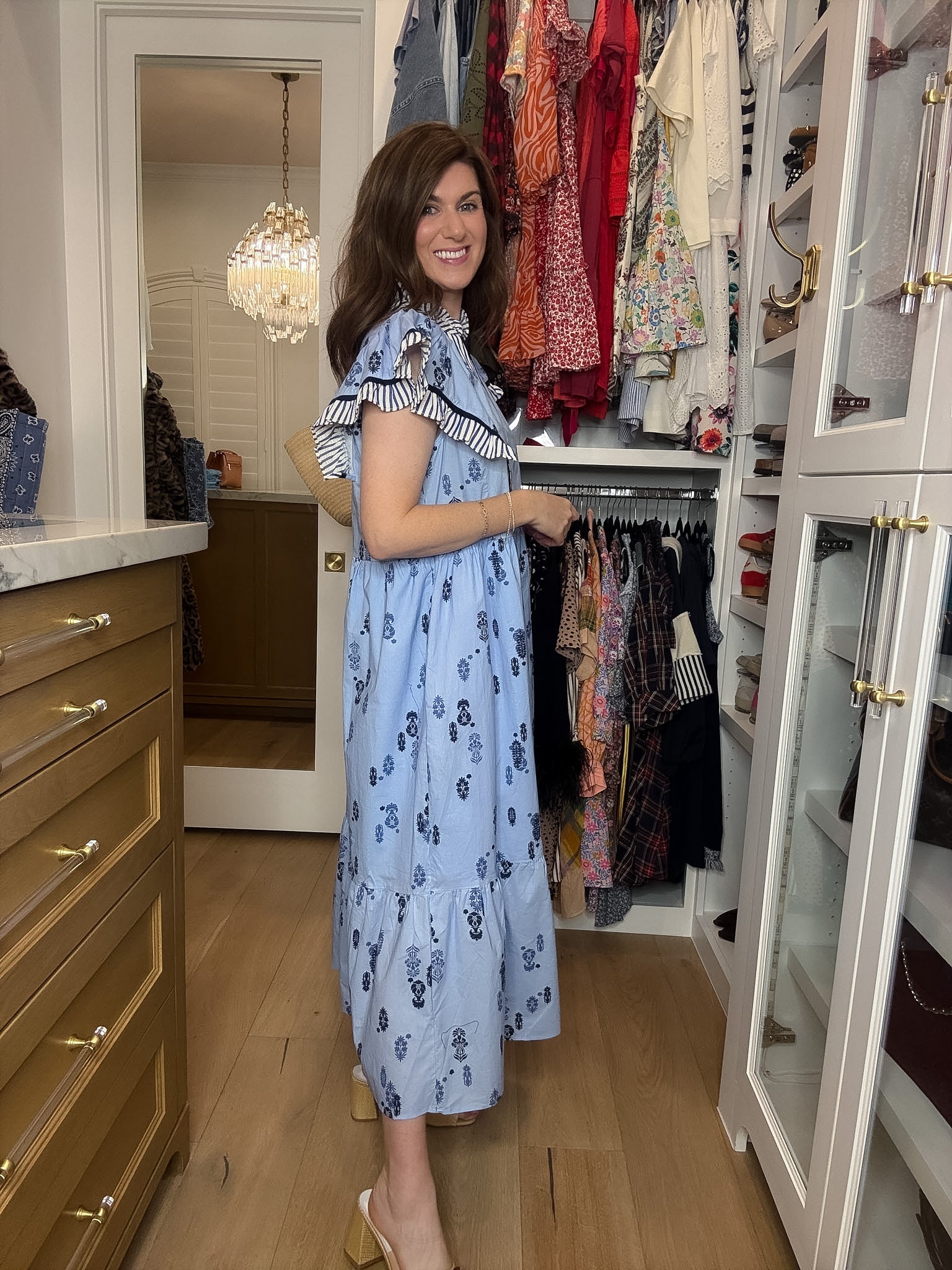 Shoreline Charm Midi Dress