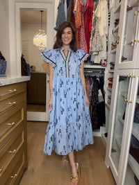 Shoreline Charm Midi Dress