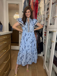 Shoreline Charm Midi Dress