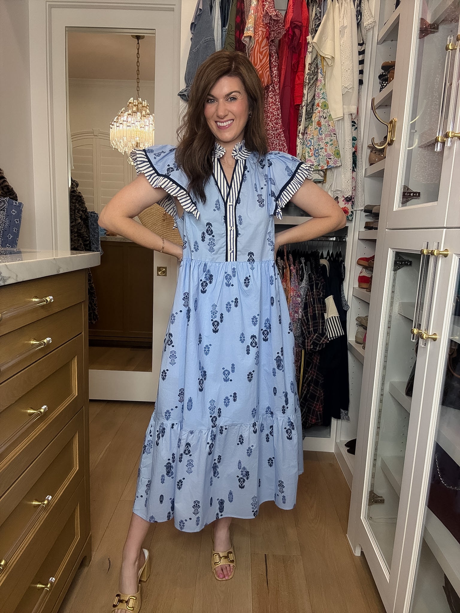 Shoreline Charm Midi Dress
