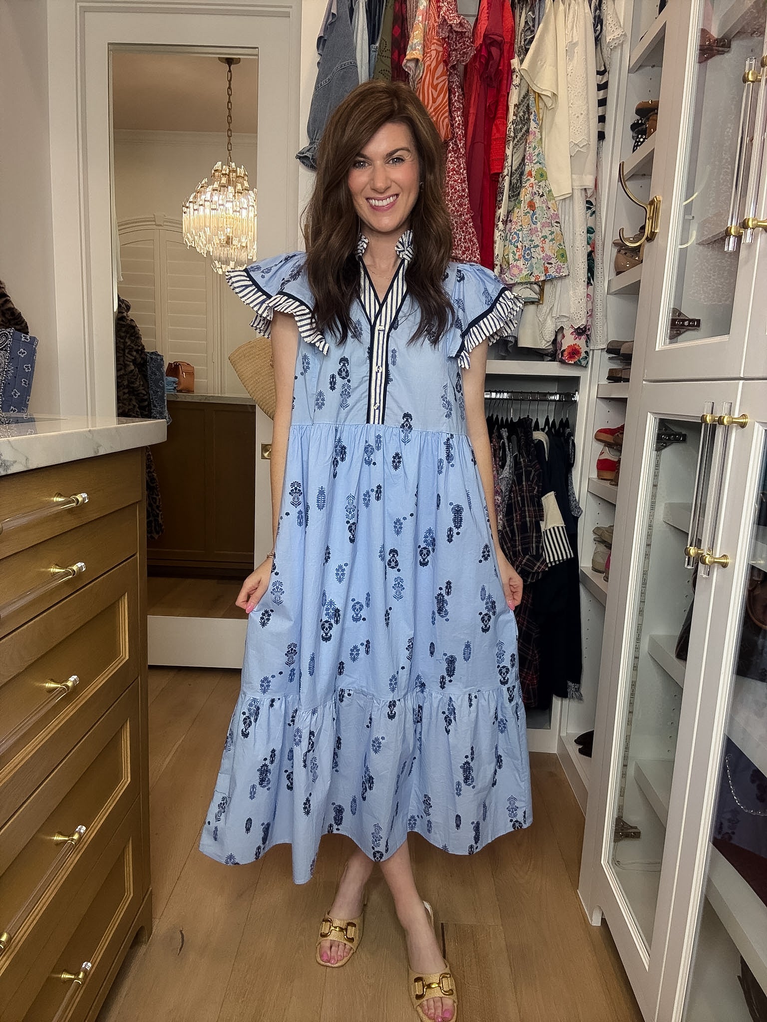 Shoreline Charm Midi Dress