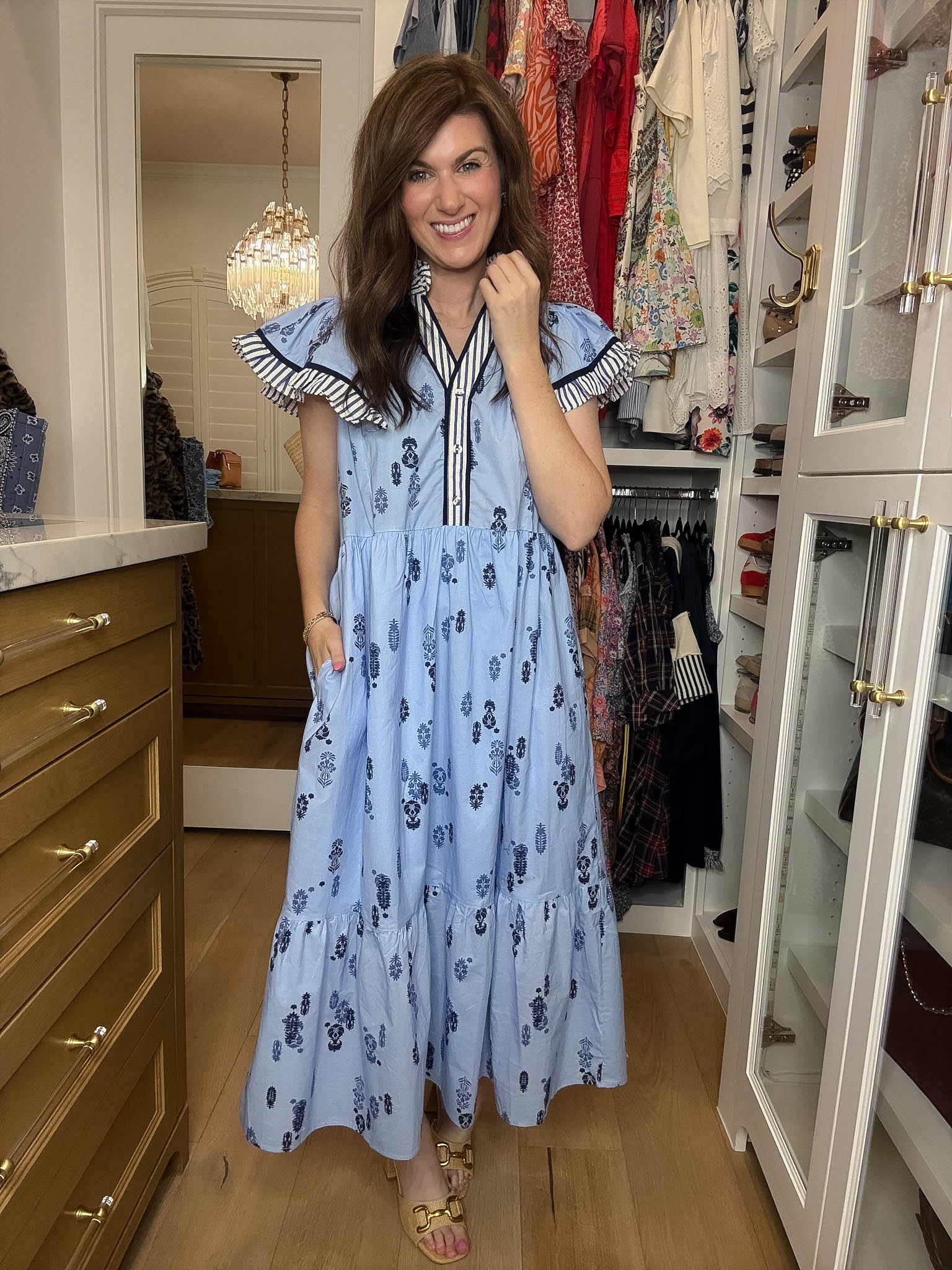 Shoreline Charm Midi Dress