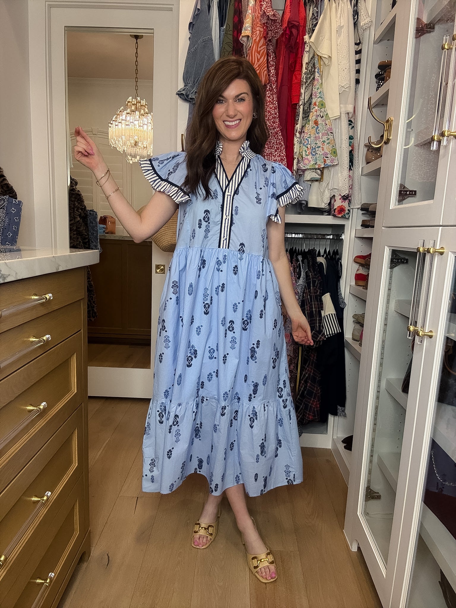 Shoreline Charm Midi Dress