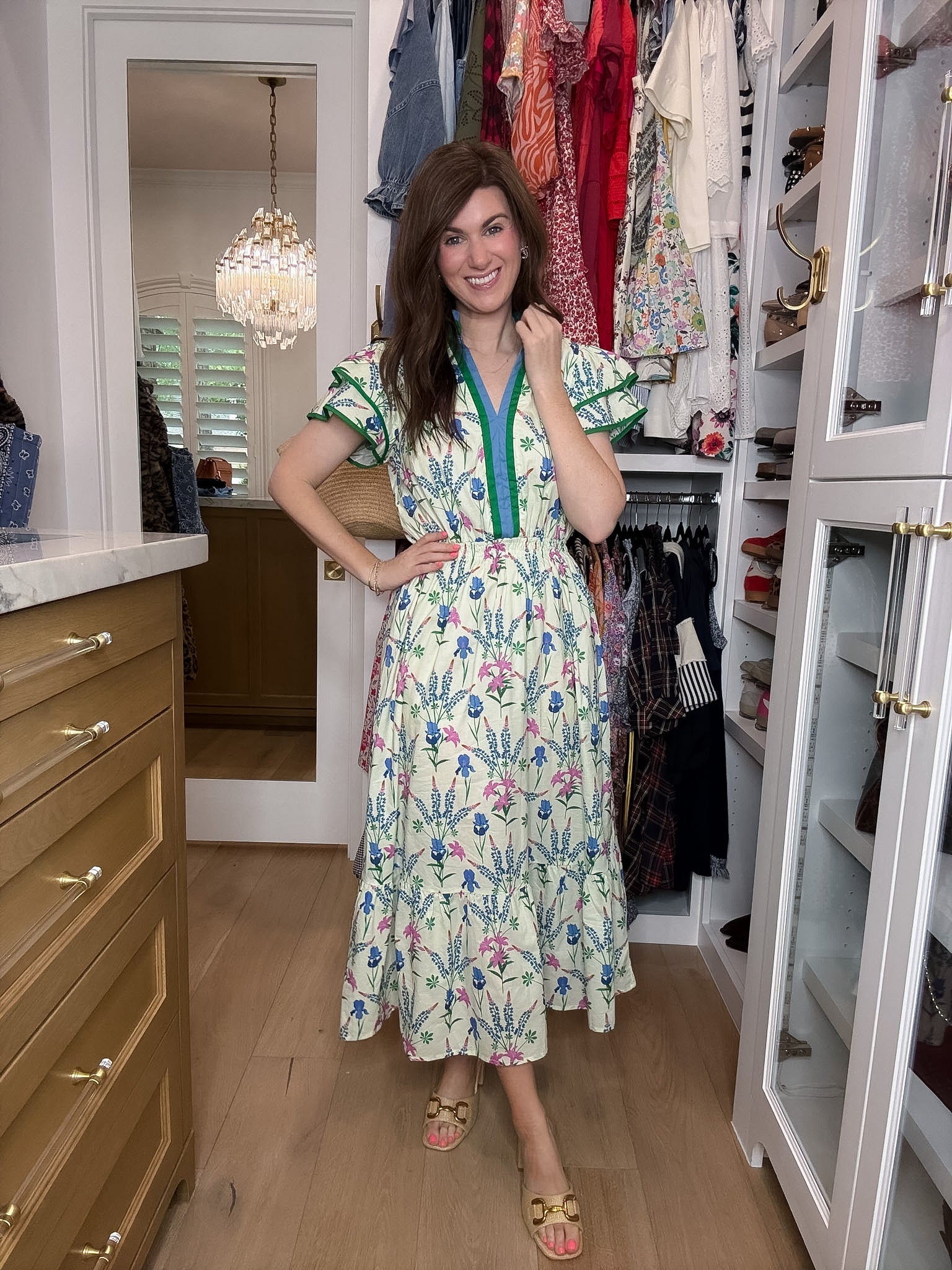 Willowbrook Floral Midi Dress