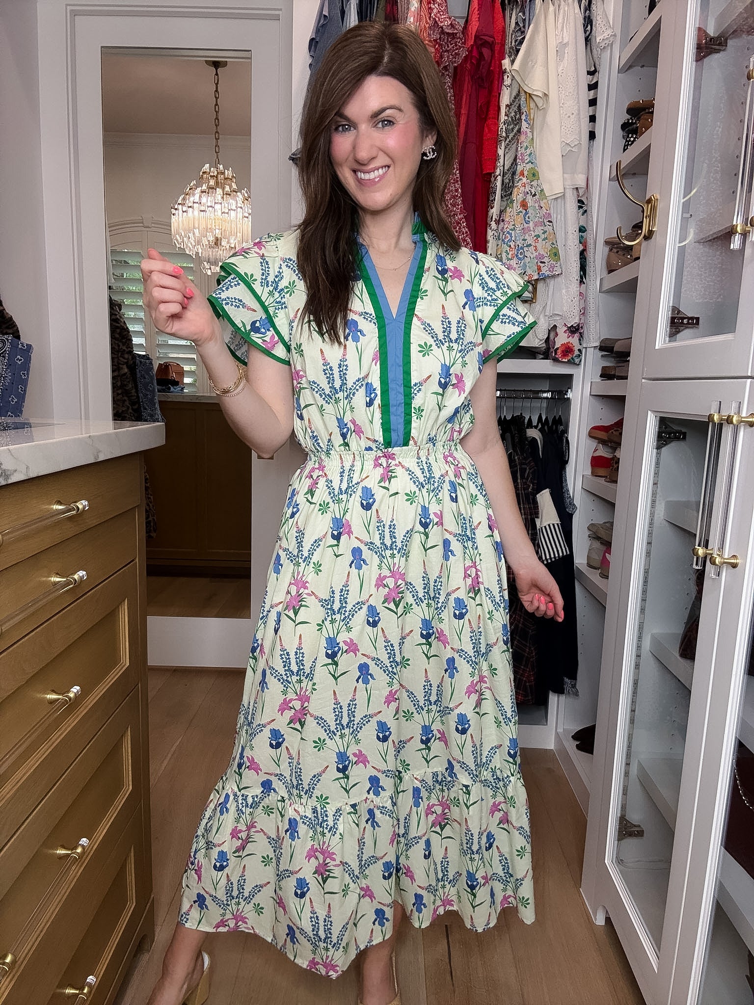 Willowbrook Floral Midi Dress