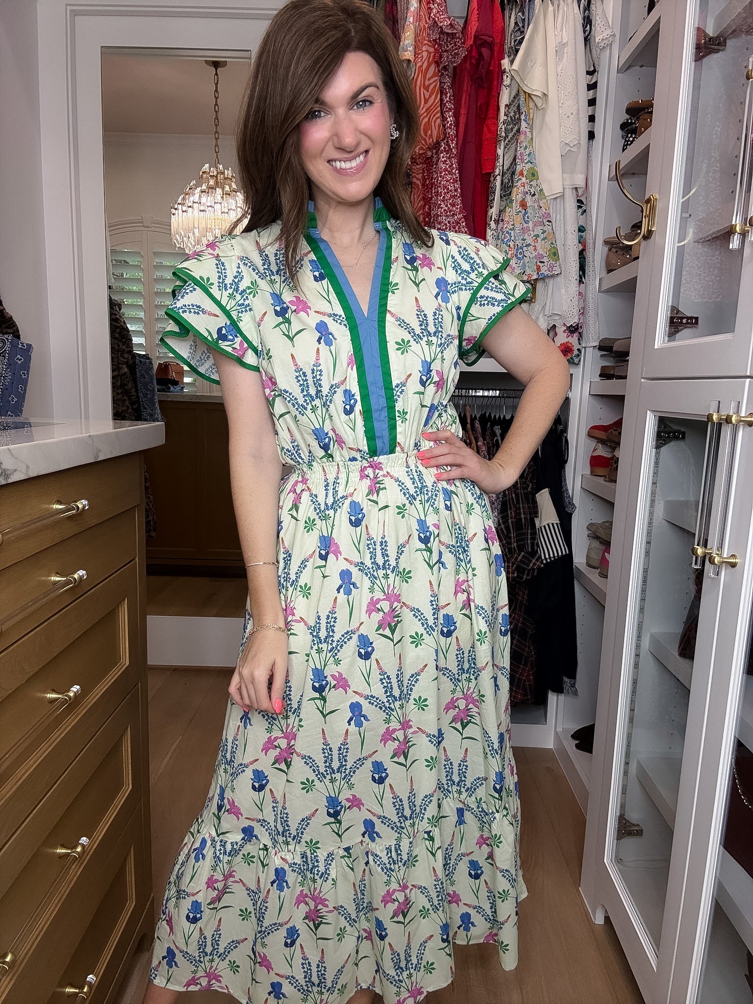 Willowbrook Floral Midi Dress