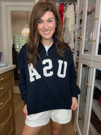 East Coast Summer 1/4 Zip Pullover