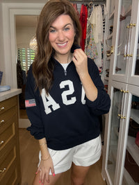 East Coast Summer 1/4 Zip Pullover