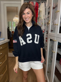 East Coast Summer 1/4 Zip Pullover