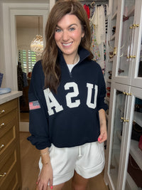 East Coast Summer 1/4 Zip Pullover