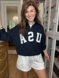 East Coast Summer 1/4 Zip Pullover