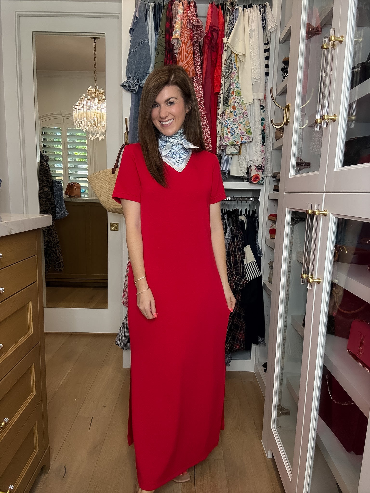 Simply Styled Maxi Dress in Red