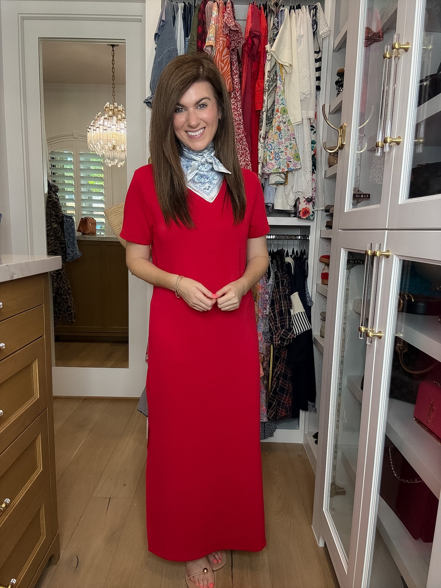 Simply Styled Maxi Dress in Red