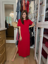Simply Styled Maxi Dress in Red
