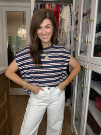 Forever Free Striped Top