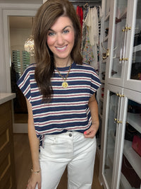 Forever Free Striped Top