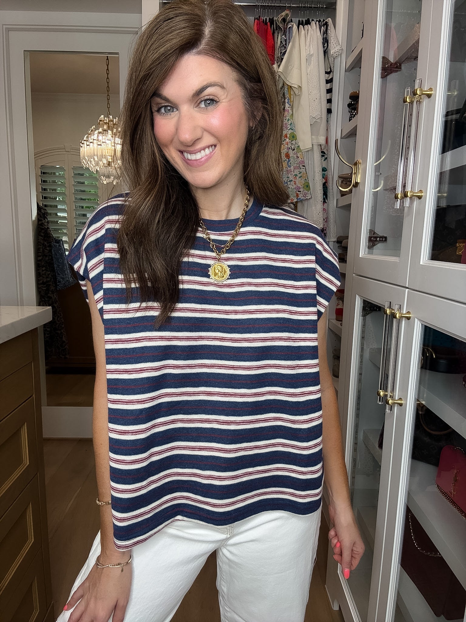 Forever Free Striped Top