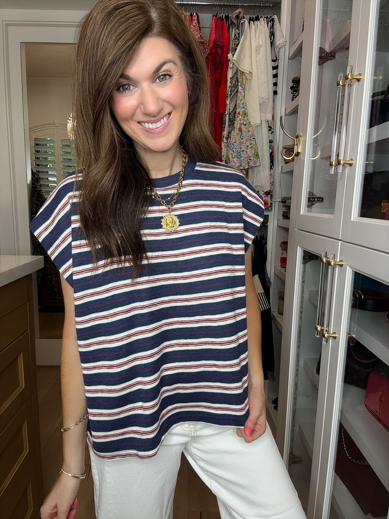 Forever Free Striped Top