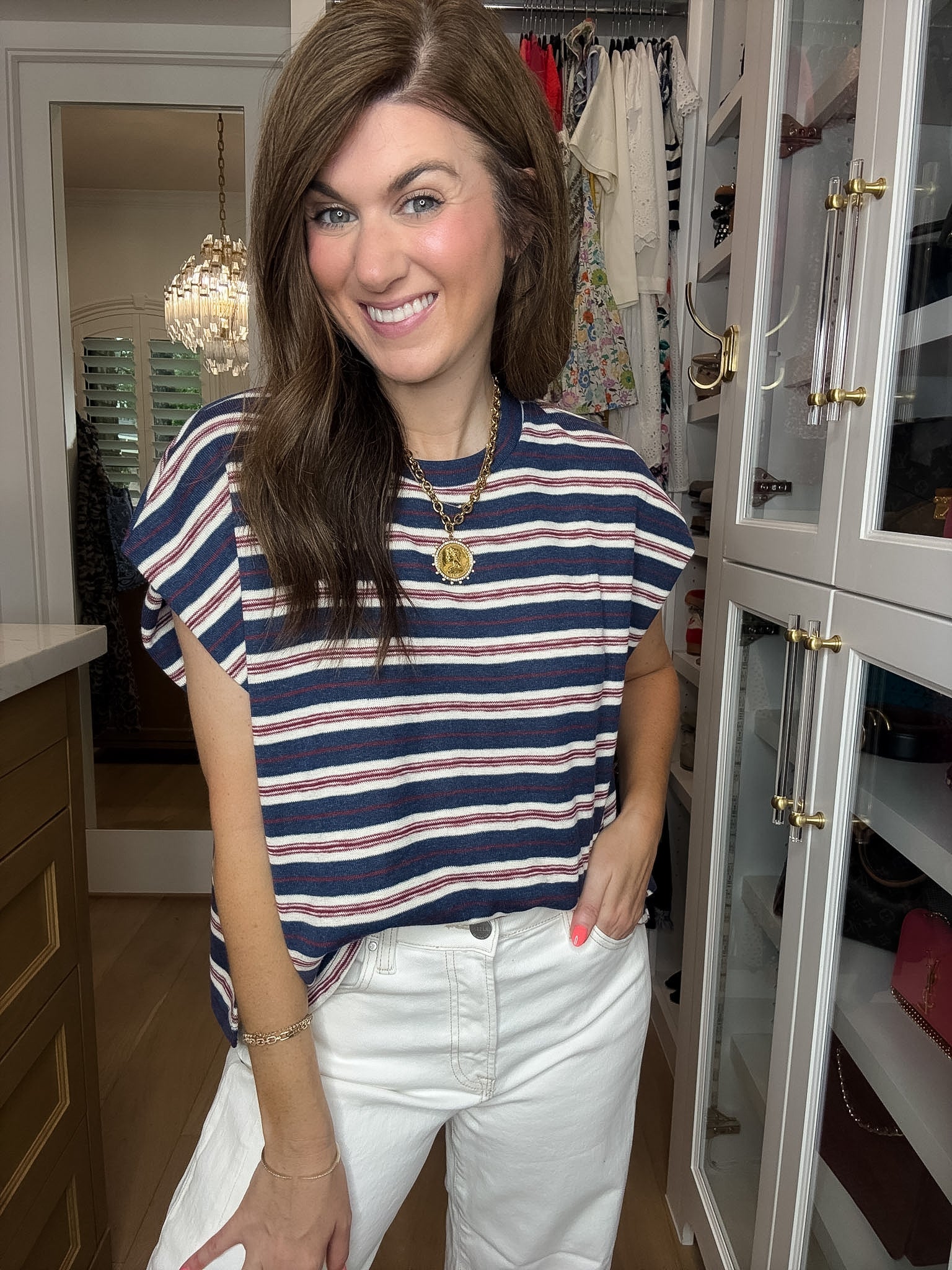 Forever Free Striped Top