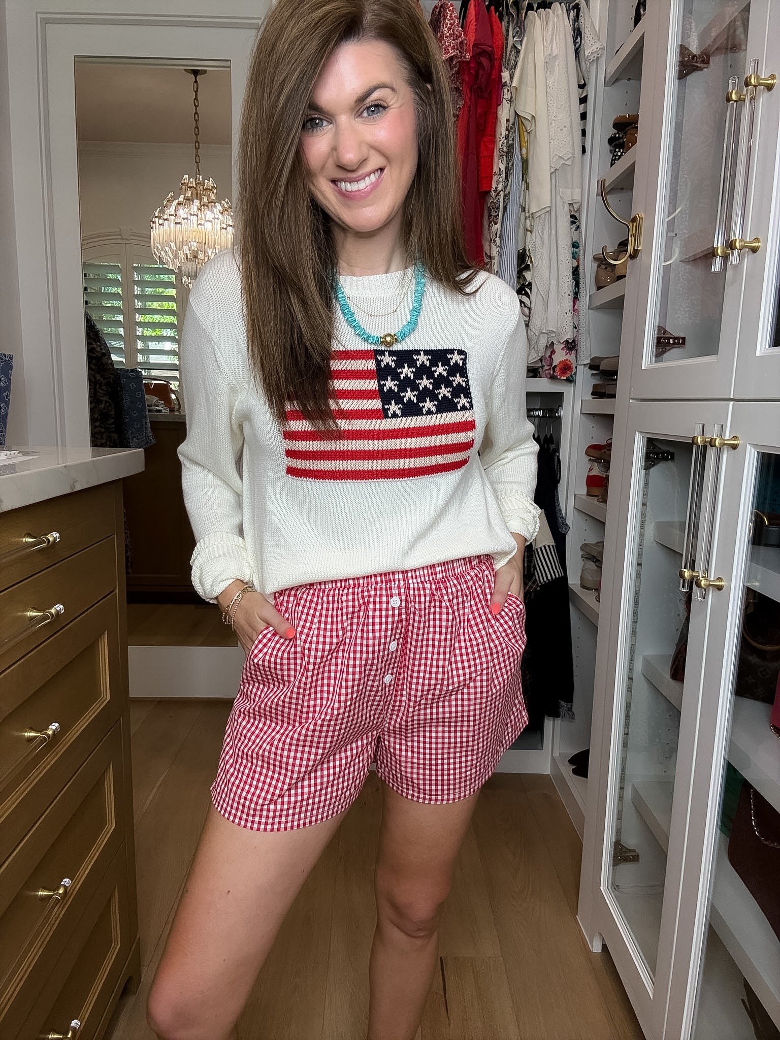 Picnic Perfect Gingham Boxer Shorts