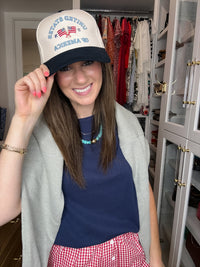United States of America Classic Canvas Hat *Final Sale*